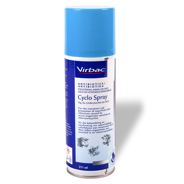 Cyclo Spray Antibiotic Wound Spray Virbac South Africa